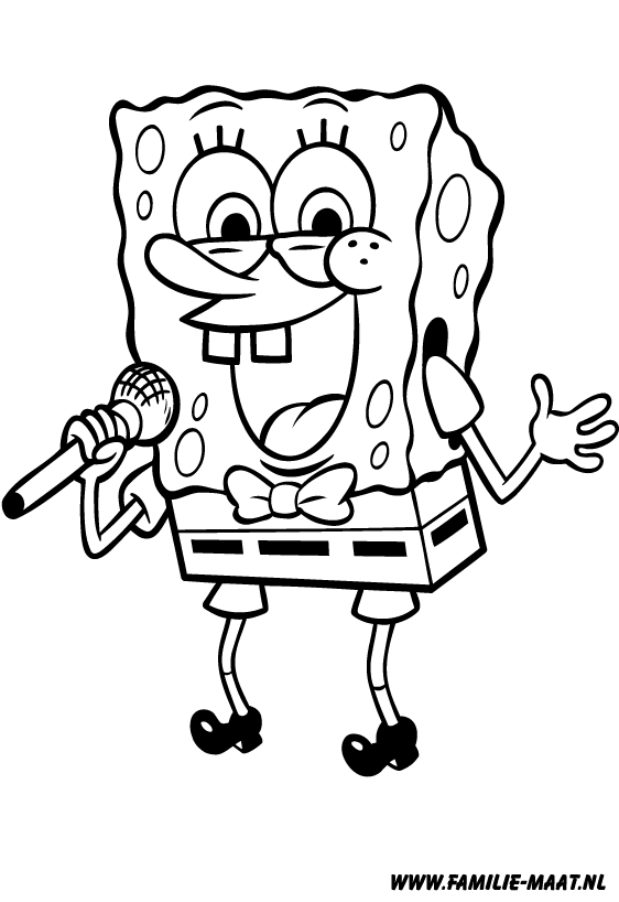 Sponge Bob kolorowanki